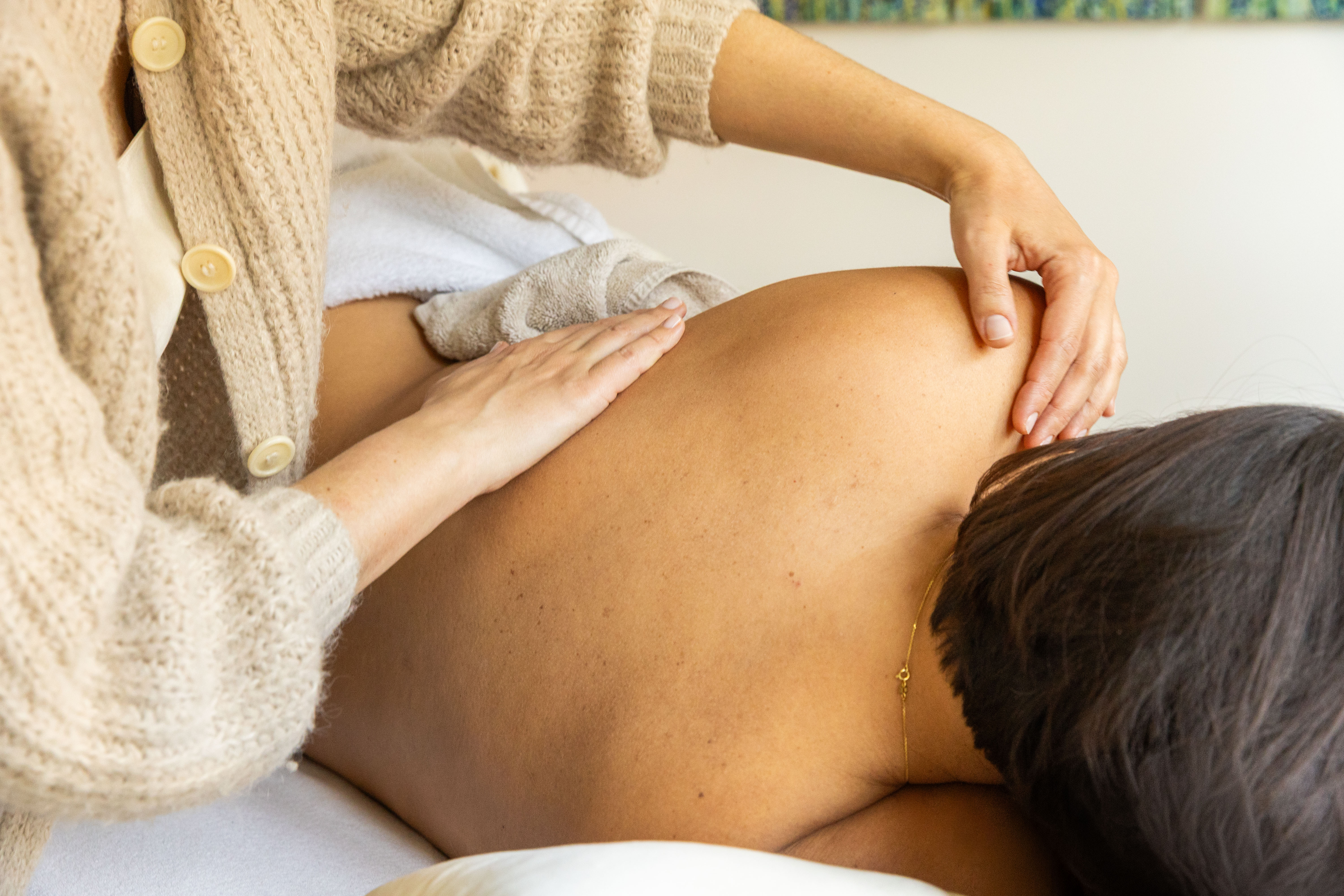 Image massage prénatal